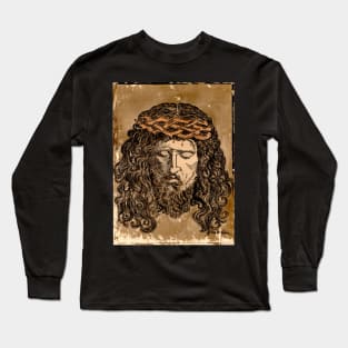 Jesus Christ face vintage Long Sleeve T-Shirt